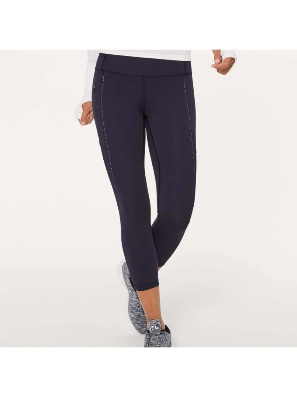 Lululemon Extra Mile Crop (Reflective 23